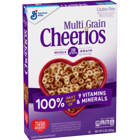 General Mills Honey Nut Cheerios Breakfast Cereal, Whole Grains - 430 g